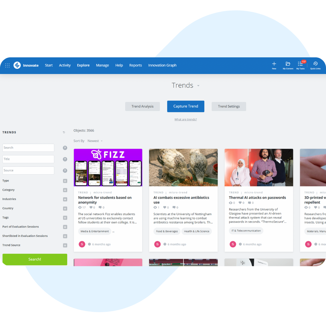 Trends Management with Pill